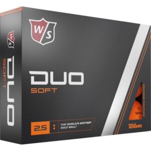 Wilson Staff Duo Soft Golfbälle - 12er Pack orange