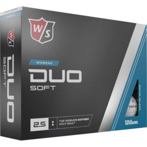 Wilson Duo Soft + Damen Golfbälle - 12er Pack weiß