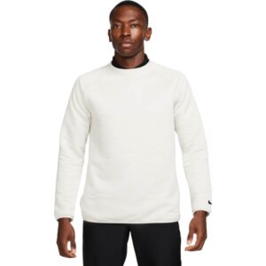 Nike Golf Pullover DF Tour Crew Quilted creme