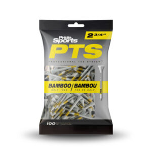 Pride PTS Bamboo Tees 2 3/4'' Yellow Pack 100 Stck.