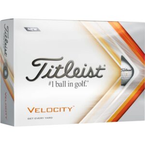 Titleist Velocity 2022 Golfbälle - 12er Pack weiß