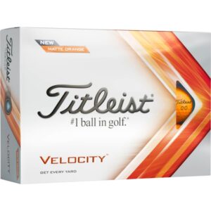 Titleist Velocity 2022 Golfbälle - 12er Pack orange