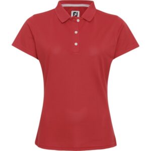 FootJoy Polo Stretch Pique Solid rot
