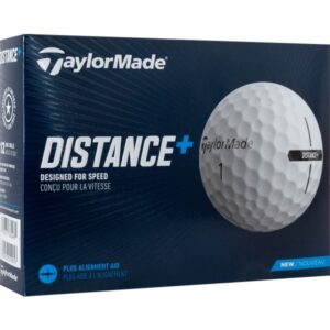 TaylorMade Distance+ Golfbälle - 12er Pack weiß