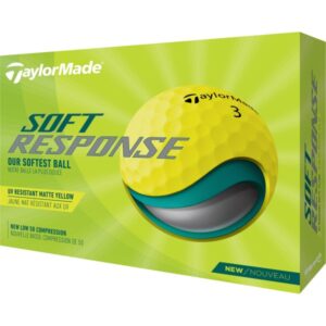 TaylorMade Soft Response Golfbälle - 12er Pack gelb
