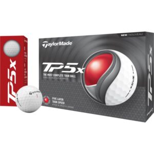 TaylorMade TP5x Modell 2024 Golfbälle - 12er Pack weiß