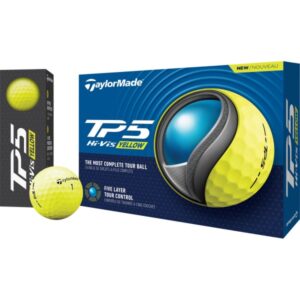 TaylorMade TP5 24 Golfbälle - 12er Pack gelb