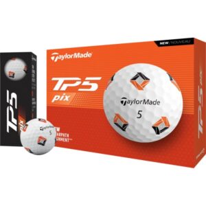TaylorMade TP5 pix 3.0 Golfbälle - 12er Pack weiß