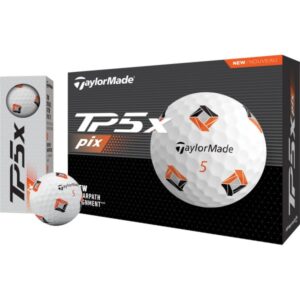 TaylorMade TP5x pix 3.0 Golfbälle - 12er Pack weiß