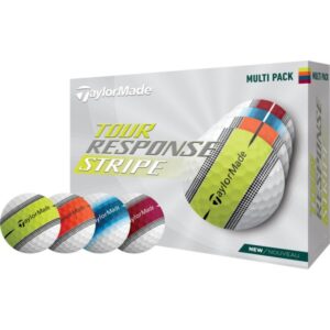 TaylorMade Ball Tour Response Stripe Multicolor - 12er Pack mehrfarbig