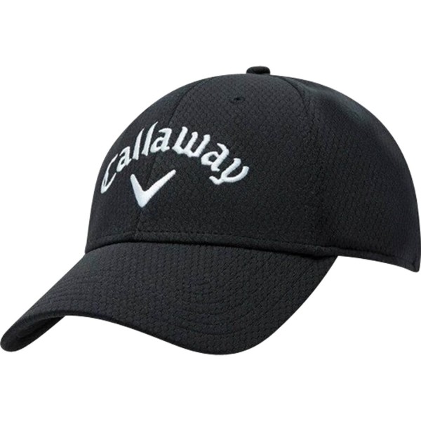 Callaway Cap Perf Side Crest schwarz