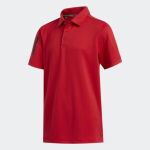 Adidas 3-Streifen Poloshirt Kinder | collegiate red 140