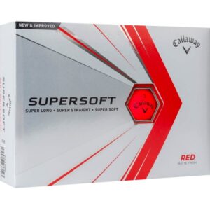Callaway Supersoft 21 Golfbälle - 12er Pack rot