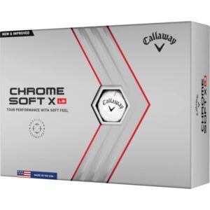 Callaway Chrome Soft X LS Golfbälle - 12er Pack weiß