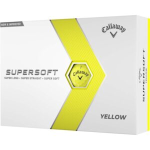 Callaway Supersoft 23 Golfbälle - 12er Pack gelb