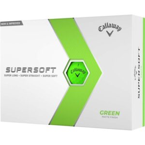 Callaway Supersoft 23 Golfbälle - 12er Pack grün