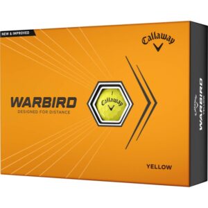 Callaway Golfbälle Warbird 23 - 12er Pack gelb
