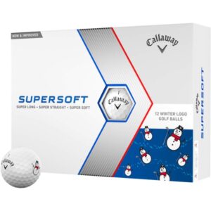 Callaway Supersoft 23 WINTER Limited Golfbälle - 12er Pack weiß