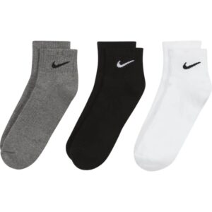 Nike Golf Socken Everyday Cush Ankle 3er-Pack grauschwarzweiß