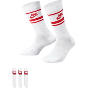 Nike Golf Socken Everyday Essential Crew 3er-Pack weißrot