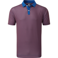 Circle Print Polo Herren