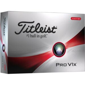 Titleist Pro V1x High Numbers 2023 Golfbälle - 12er Pack weiß
