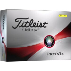 Titleist Pro V1x 2023 Golfbälle - 12er Pack gelb