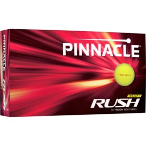 Pinnacle Rush Golfbälle - 15er Pack gelb