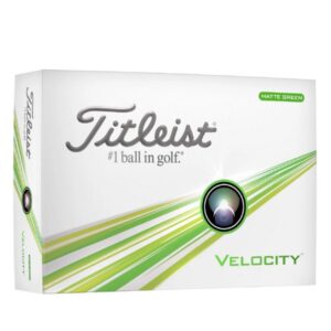Titleist Velocity Golfbälle grün