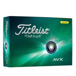 Titleist Pro AVX Golfbälle gelb
