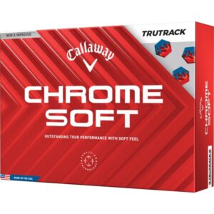 Callaway Chrome Soft Trutrack 12-Pack blaurot
