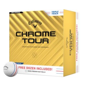 Callaway Golfbälle Chrome Tour Triple Track 48-Pack weiß