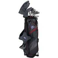US Kids Golf UL 60 7 Club Stand Bag Set braun