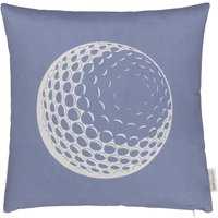 Golf House Kissen Golfball blau