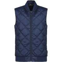 Daniel Springs quilted vest Thermo Weste navy