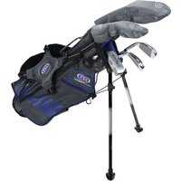 US Kids Golf UL 45 4 Club Stand Bag Set blau