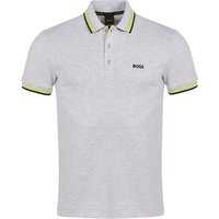 BOSS Paddy regular fit Halbarm Polo weiß