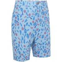 Penguin WHIMSICAL TROPICAL Print Bermuda navy