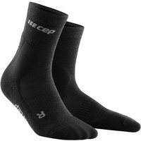 CEP Cold Weather Compression Socks Mid Cut schwarz