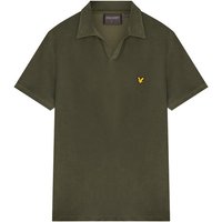 Lyle & Scott Towel Halbarm Polo oliv