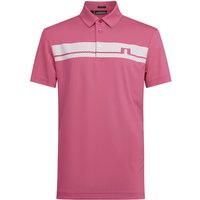 J.Lindeberg Clark Regular Fit Golf Halbarm Polo pink