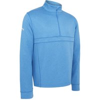 Callaway WAFFLE 1/4 Zip Sweatshirt blau