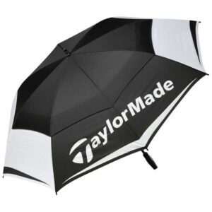 TaylorMade Tour Double Canopy Umbrella 64'' | Black-white