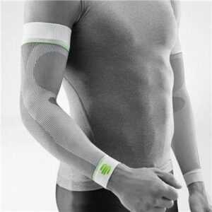 Bauerfeind Sports Compression Sleeves Arm | white long L