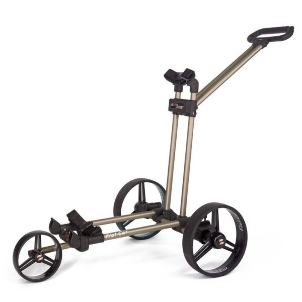 Flat Cat Push-Trolley 3-Rad | Gold-Bronze