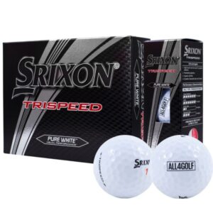 Srixon Trispeed x All4Golf Golfbälle - 12er Pack weiß