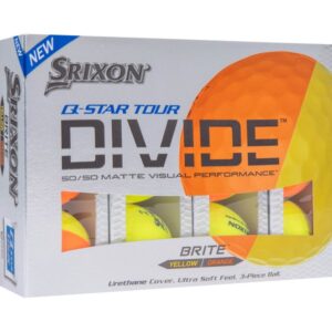 Srixon Q-Star Divide Golfbälle - 12er Pack gelborange
