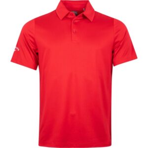 Callaway Poloshirt Swing Tech Solid kurzarm rot