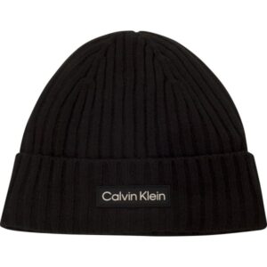 Calvin Klein Golf Beanie Chunky Knit schwarz