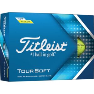 Titleist Tour Soft 2022 Golfbälle - 12er Pack gelb